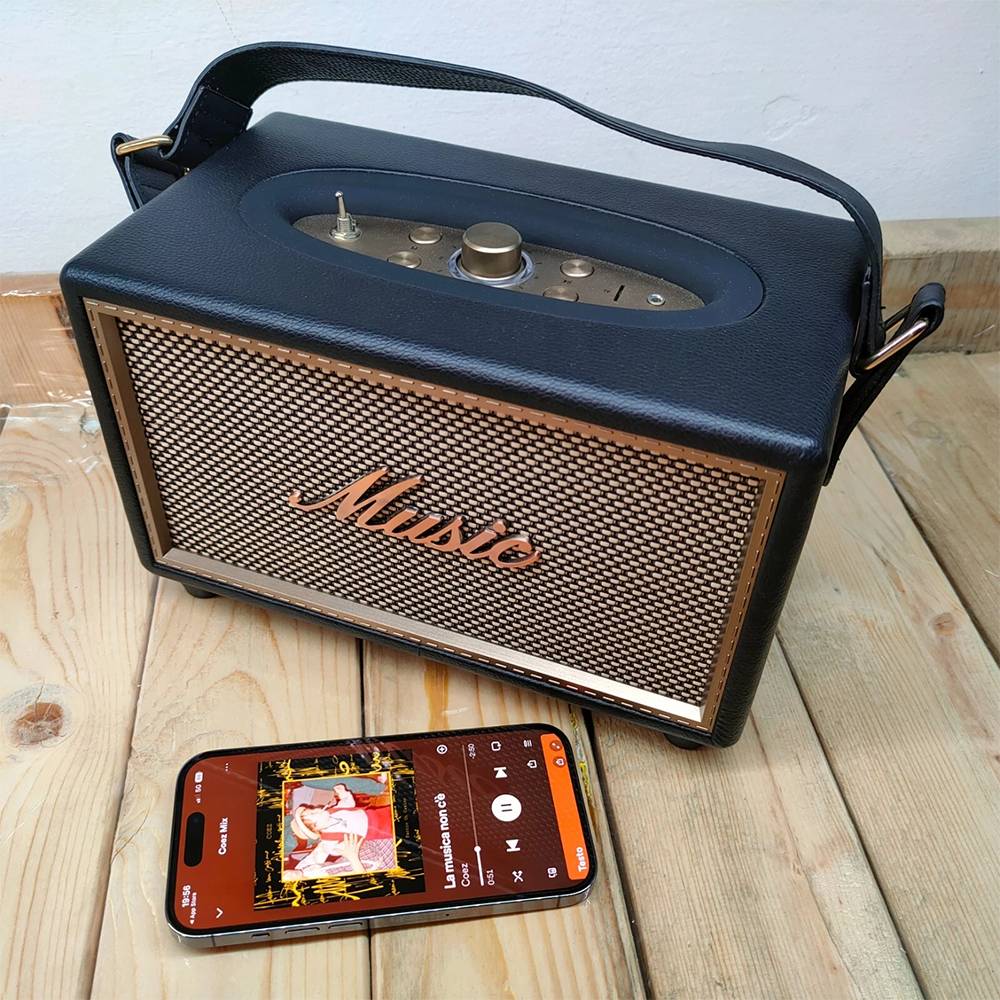 Cassa Bluetooth Portatile Retrò 40W