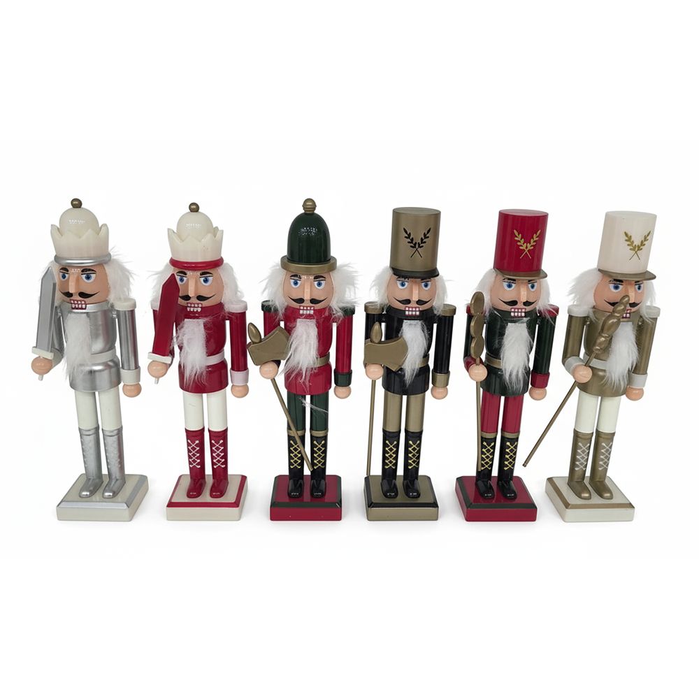 Schiaccianoci Natalizio in Legno 25 cm