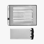 Tostapane Orizzontale in Acciaio Inox 600W con Timer e 6 Livelli di Tostatura