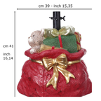 Base Albero Sacco Rosso con Regali
