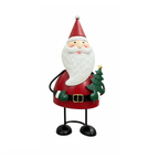 Decorazioni Natalizie in Latta Renna e Babbo natale