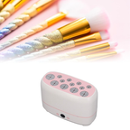 Lavapennelli Elettrico 2 in 1 con 12 Slot per Pennelli Make Up