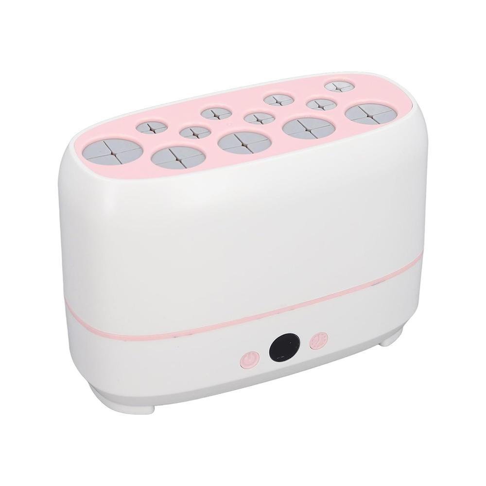 Lavapennelli Elettrico 2 in 1 con 12 Slot per Pennelli Make Up