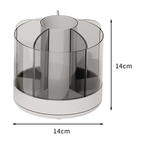 Portapennelli Rotante con 6 Scomparti Organizer da Scrivania