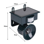 Repellente Ultrasuoni da Giardino con Pannello Solare