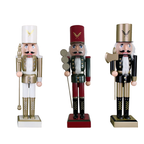 Schiaccianoci Natalizio LED Musicale 40 cm