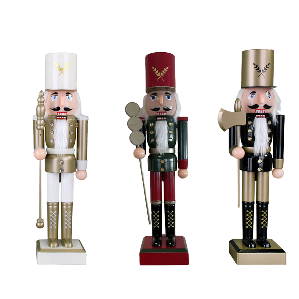 Schiaccianoci Natalizio LED Musicale 40 cm