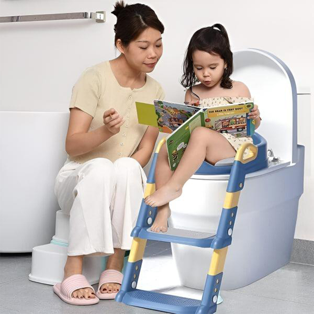 Sedile WC Bambini con Scaletta Antiscivolo