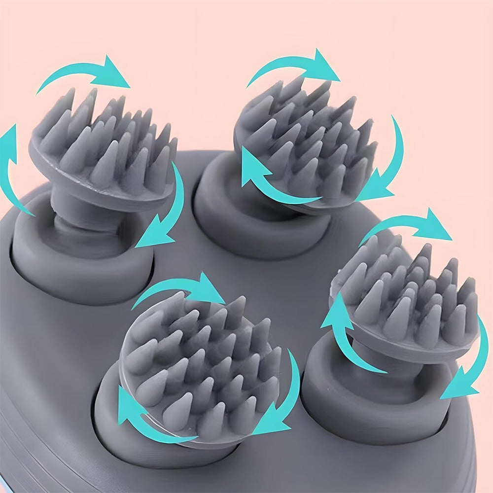 Massaggiatore Elettrico per Cuoio Capelluto con Testine Rotanti