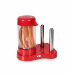 Macchina Elettrica per Hot Dog con Vapore e Spiedini in Acciaio