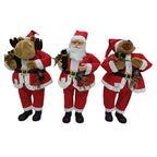 Decorazione Natalizia Animata Babbo Natale, Orso e Renna con Musica e Movimento