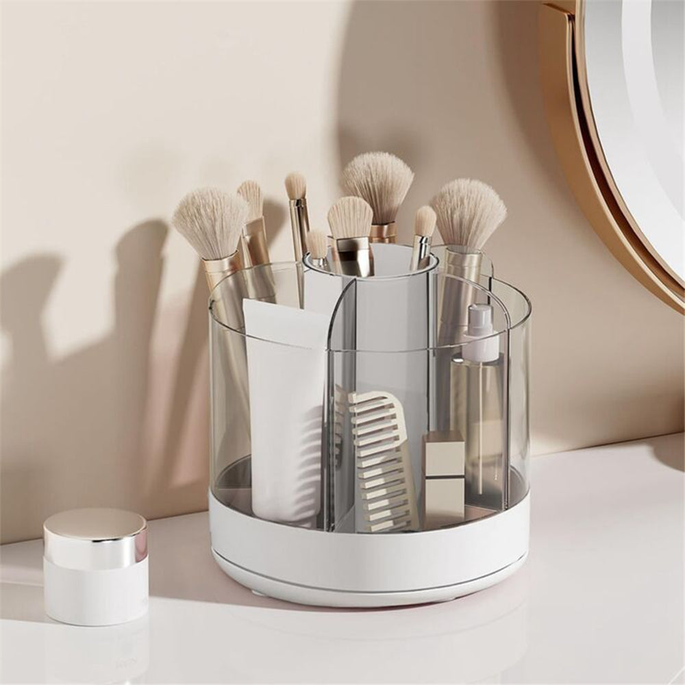 Portapennelli Rotante con 6 Scomparti Organizer da Scrivania